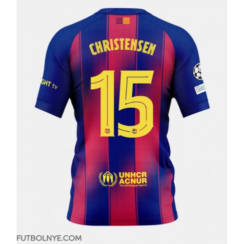 Camiseta Barcelona Andreas Christensen #15 Primera Equipación 2025-26 manga corta